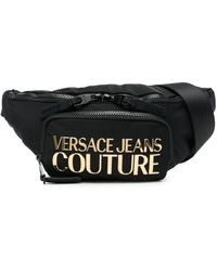 Versace Jeans Couture Marsupio con applicazione - Nero