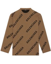 Maglioni. Gilet. Felpe Balenciaga in Cotone Nero taglia M International -  22956699