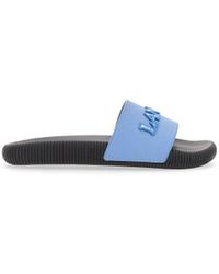 Lanvin Herren andere materialien sandalen - Blau