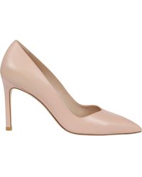 stuart weitzman royal patent leather pumps
