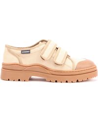 Jacquemus Beige Fabric Trainers - Natural