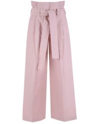 Stella McCartney Pink Cotton Trousers