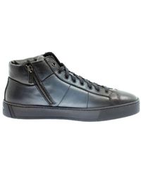 santoni high top sneakers