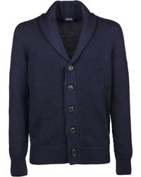 Drumohr Blue Wool Cardigan