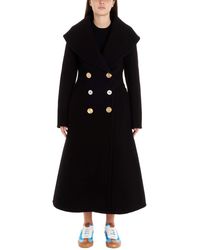 Loewe Black Wool Coat