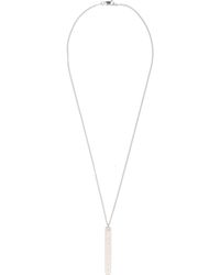 Maison Margiela Silver Silver Necklace - Metallic