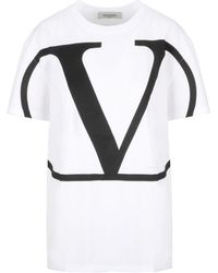 Valentino White Cotton T-shirt