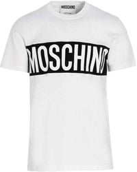 Moschino Baumwolle t-shirt - Weiß