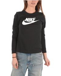 Nike Baumwolle t-shirt - Schwarz
