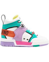 Moschino Sneakers in Colour-Block-Optik - Pink