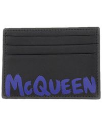 Alexander McQueen Brieftasche - Schwarz