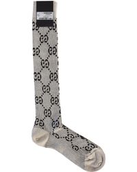 Gucci Beige Cotton Socks - Natural