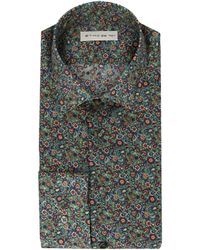 Etro Green Cotton Shirt