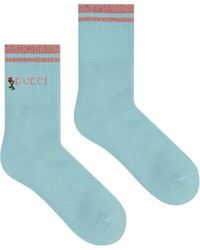Gucci BAUMWOLLE SÖCKEN - Blau