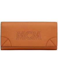MCM - Aren Continental Wallet In Spanish Calf Leather - Lyst