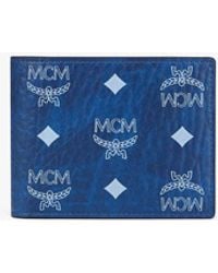 MCM - Aren Bifold Wallet With Card Case In Visetos - Lyst