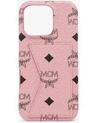 MCM - Iphone 16 Pro Case In Visetos - Lyst