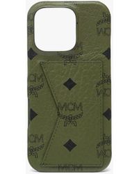 MCM - Iphone 16 Pro Case In Visetos - Lyst