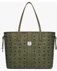 MCM - Liz Shopper In Visetos - Lyst