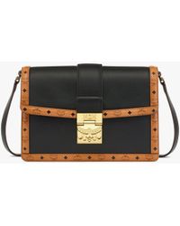 MCM - Tracy Shoulder Bag In Leather Visetos Mix - Lyst