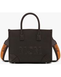 MCM - München Tote In Spanish Calf Leather - Lyst