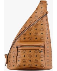 MCM - Logo Shoulder Bag - Lyst