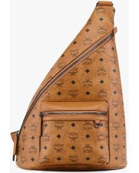 MCM - Logo Shoulder Bag - Lyst