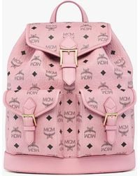 MCM - Aren Drawstring Backpack In Visetos - Lyst