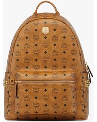 MCM - Stark Side Studs Backpack In Visetos - Lyst