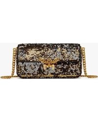 MCM - Himmel Sequin Shoulder Bag - Lyst