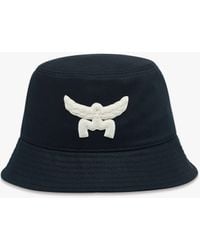 MCM - Essential Logo Bucket Hat In Cotton Twill - Lyst