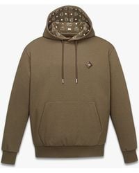 MCM - Essential Logo Patch Ponte Hoodie - Lyst