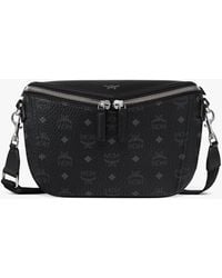 MCM - Diamant 3d Crossbody In Visetos Leather Mix - Lyst