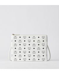 MCM - Crossbody Pouch In Visetos Original - Lyst