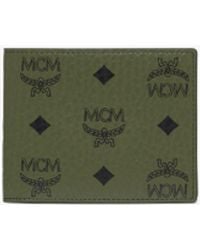 MCM - Aren Bifold Wallet W/ Card Case In Visetos - Lyst