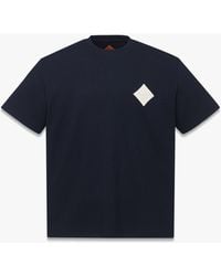 MCM - Logo Patch Bouclé T-Shirt - Lyst
