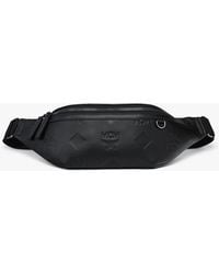 MCM - Fursten Belt Bag In Maxi Monogram Leather - Lyst