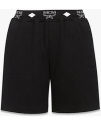 MCM - Essential Logo Ponte Shorts - Lyst
