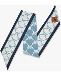 MCM - Lauretos Jacquard Petite Scarf In Organic Silk - Lyst