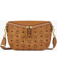 MCM - Diamant 3d Crossbody In Visetos Leather Mix - Lyst