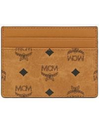 MCM - Aren Card Case In Visetos - Lyst