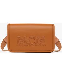 MCM - Aren Camera Bag In Spanish Calf Leather - Lyst