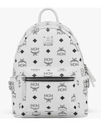 MCM - Stark Side Studs Backpack In Visetos - Lyst