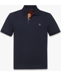 MCM - Diamond Patch Piqué Polo - Lyst