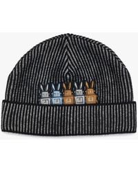 MCM - Rabot Beanie In Lurex Wool - Lyst