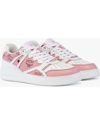 MCM - Neo Terrain Sneakers In Visetos Leather Mix - Lyst