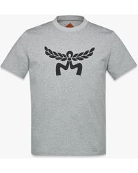 MCM - Laurel Logo Print T-shirt In Organic Cotton - Lyst