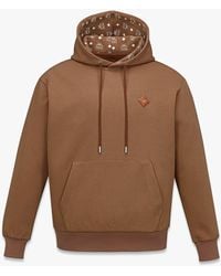 MCM - Essential Logo Patch Ponte Hoodie - Lyst