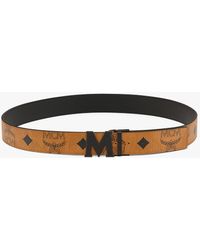 MCM - Claus Matte M Reversible Belt 1.75" In Maxi Visetos - Lyst