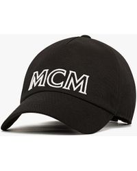 MCM - Essentials Logo Cap In Cotton Twill - Lyst